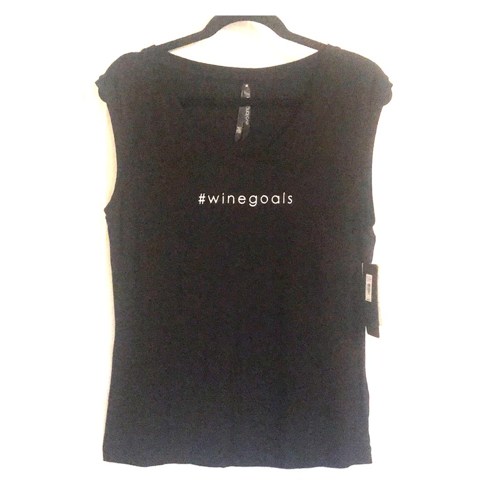 NWT Eva Longoria #WINEGOALS shirt LG - SOFT!
